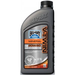 Ulei de motor Bel-Ray V-TWIN MINERAL 20W-50 1 l Ulei de motor Bel-Ray V-TWIN MINERAL 20W-50 1 l