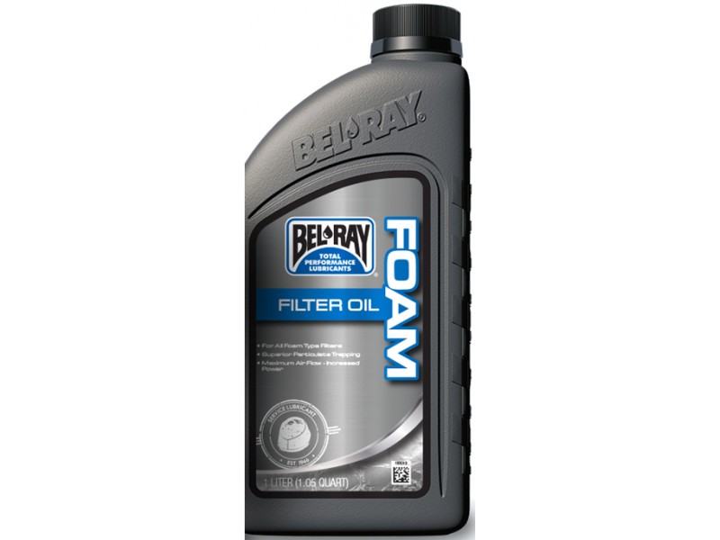 Ulei pentru filtrul de aer Bel-Ray FOAM FILTER OIL (bidon 1L) Ulei pentru filtrul de aer Bel-Ray FOAM FILTER OIL (bidon 1L)