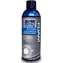 Spray degresant Bel-Ray FOAM FILTER CLEANER & DEGREASER (spray 400ml) Spray degresant Bel-Ray FOAM FILTER CLEANER & DEGREASER (spray 400ml)