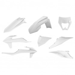 Kit plastice POLISPORT 91016 white BD Kit plastice POLISPORT 91016 white BD