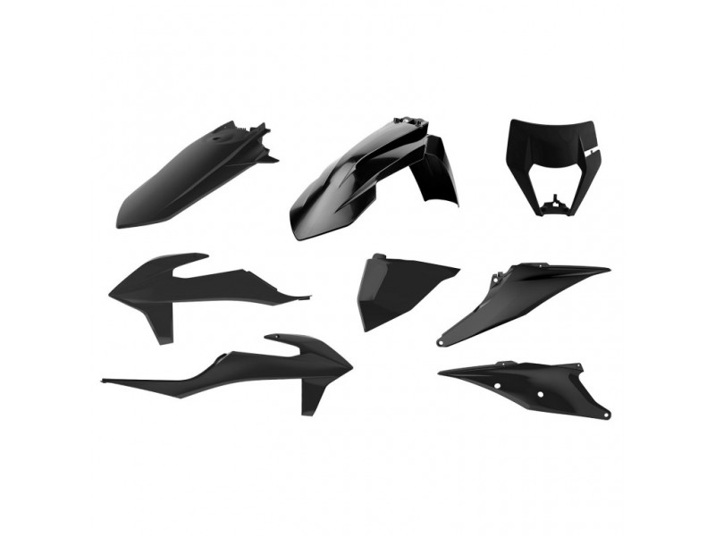 Kit plastice POLISPORT 91017 Negru