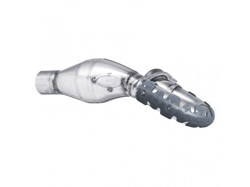 Head pipe guard POLISPORT ARMADILLO 8483800006 (long version) nardo grey