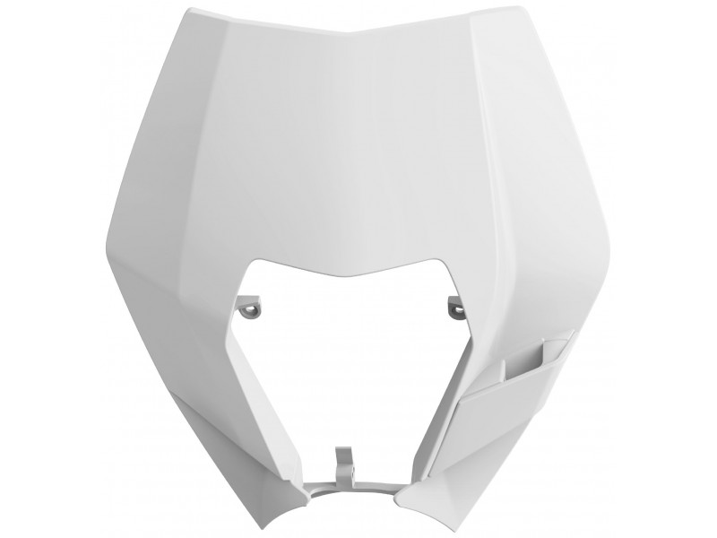 Headlight Mask POLISPORT 8666700002 white ktm
