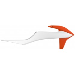 Radiator scoops POLISPORT 8422100009 (pereche) orange ktm16/white BD Radiator scoops POLISPORT 8422100009 (pereche) orange ktm16/white BD