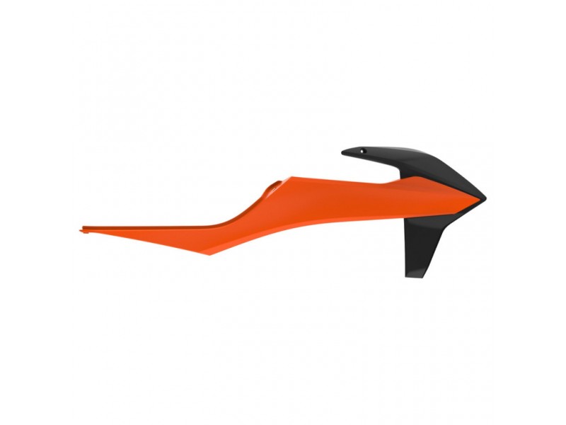 Radiator scoops POLISPORT 8422100011 (pereche) orange ktm16/black