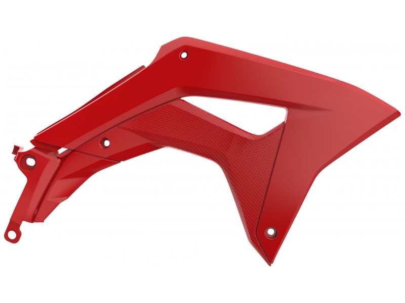 Radiator scoops POLISPORT 8423800001 (pereche) Rosu