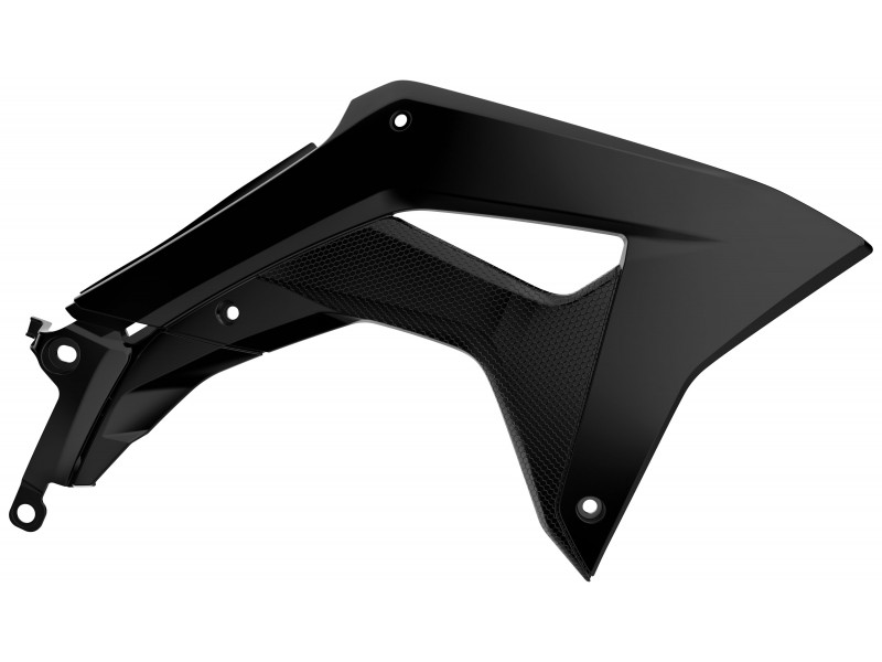 Radiator scoops POLISPORT 8423800003 (pereche) Negru