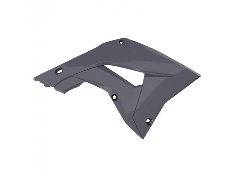 Radiator scoops POLISPORT 8421600004 restyling (pair) Nardo Grey