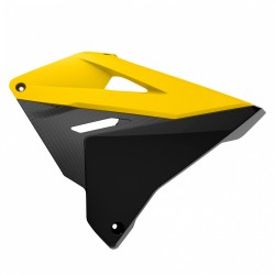 Radiator scoops POLISPORT 8423700001 restyling (pair) yellow/black Radiator scoops POLISPORT 8423700001 restyling (pair) yellow/black