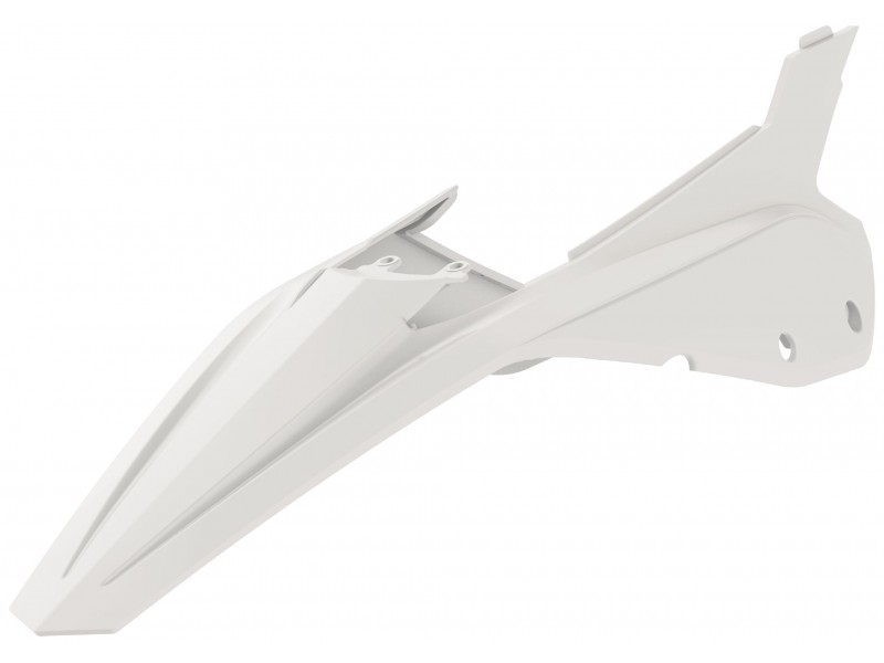 Rear fender + side panels POLISPORT 8585300001 Alb