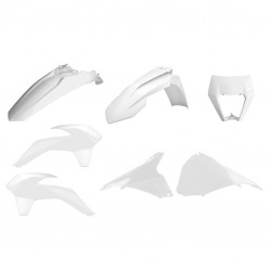 Kit plastice POLISPORT 90879 restyling Alb