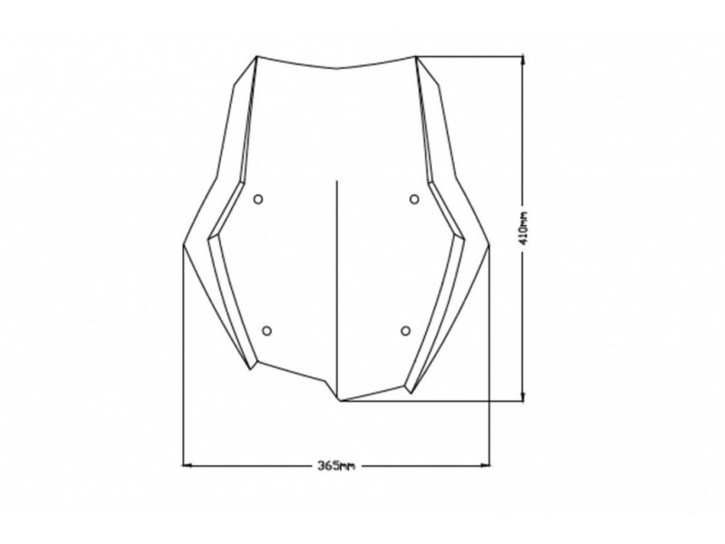 Windscreen PUIG TOURING 3769F dark smoke