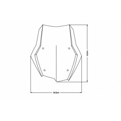 Windscreen PUIG TOURING 3769H smoke Windscreen PUIG TOURING 3769H smoke