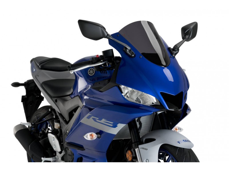 Windscreen PUIG R-RACER 3737F dark smoke