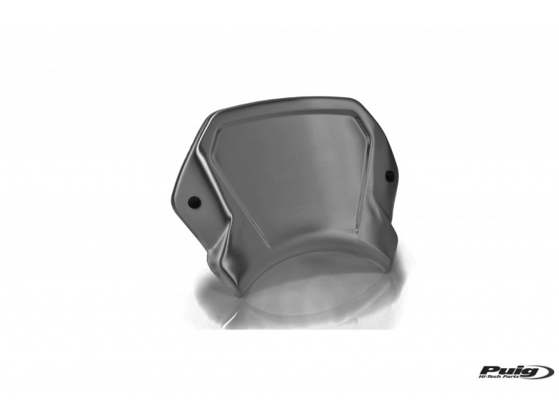 Windshield PUIG FRONTAL PLATE 3701N Negru aluminium