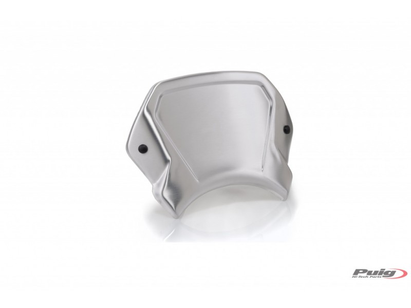 Windshield PUIG FRONTAL PLATE 3701P argintiu aluminium