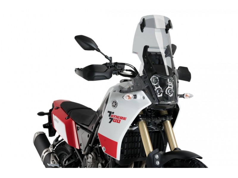 Windshield PUIG TOURING PLUS WITH VISOR 3728H smoke