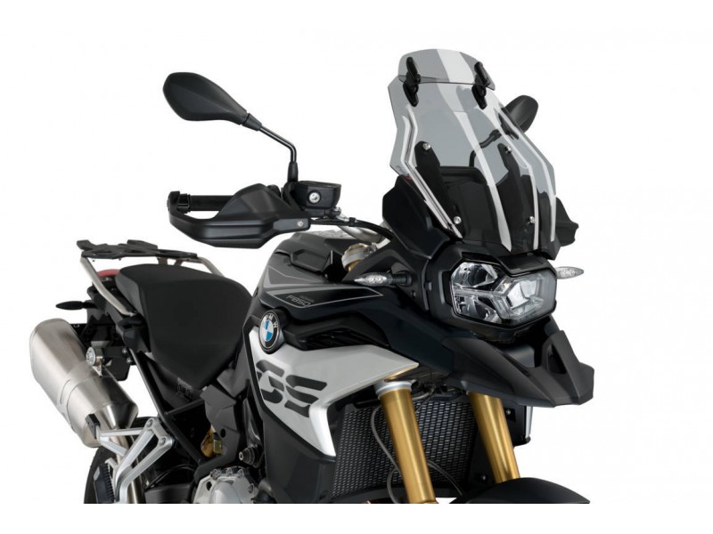 Windshield PUIG TOURING WITH VISOR 3831H smoke