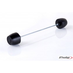 Axle sliders PUIG PHB19 20120N Negru without color caps, front Axle sliders PUIG PHB19 20120N Negru without color caps, front