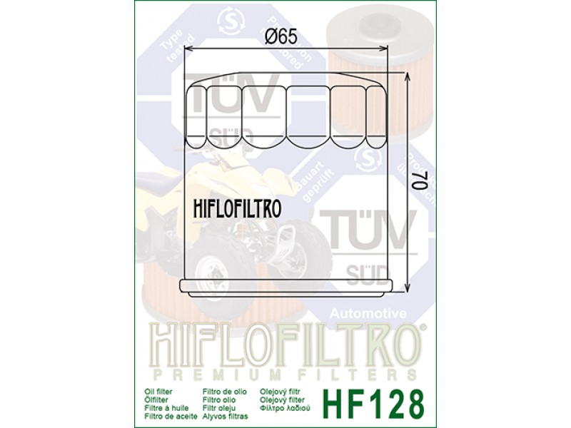 Filtru de ulei HIFLOFILTRO HF128