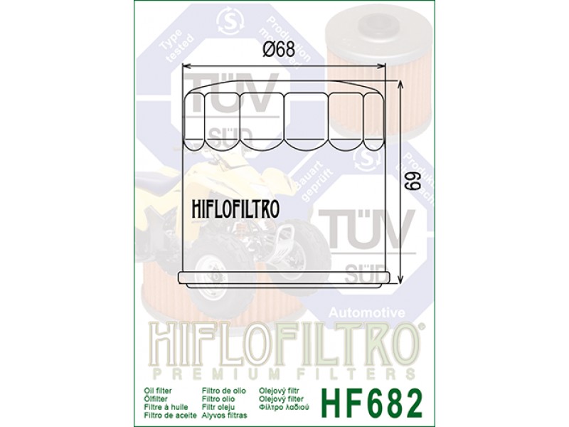 Filtru de ulei HIFLOFILTRO HF682