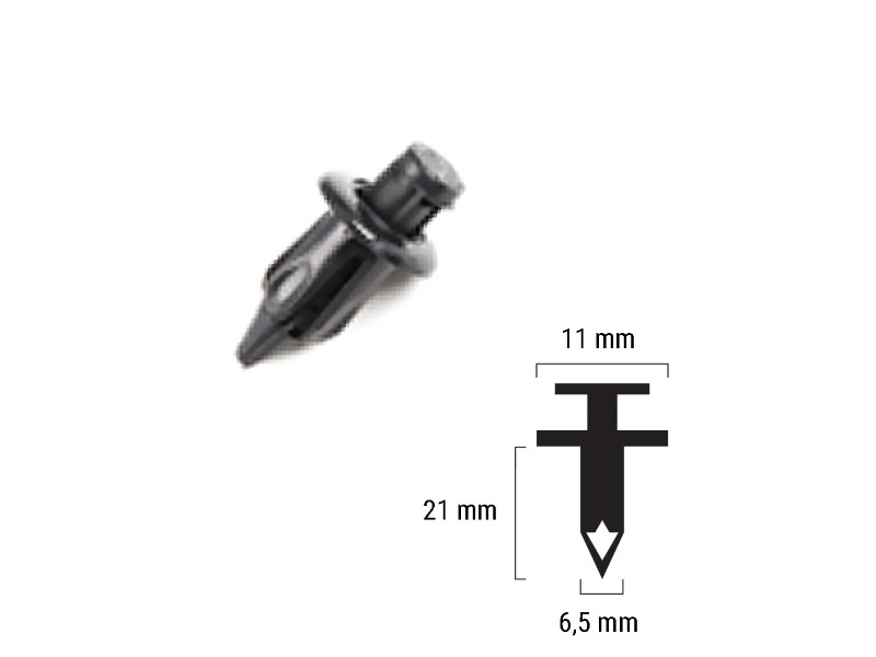 Plastic rivet RMS 121832011