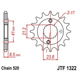 Pinion fata JT JTF 1322-13 13T, 520 Pinion fata JT JTF 1322-13 13T, 520