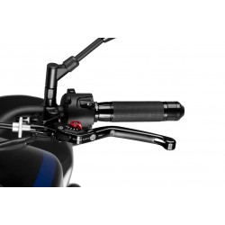 Clutch lever without adapter PUIG 3.0 210NR foldable negru/rosu Clutch lever without adapter PUIG 3.0 210NR foldable negru/rosu