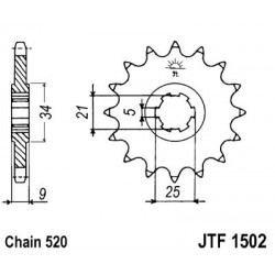 Pinion fata JT JTF 1502-13 13T, 520 Pinion fata JT JTF 1502-13 13T, 520