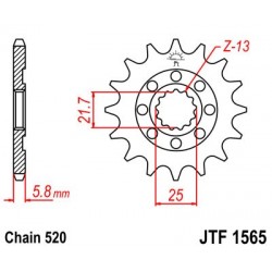 Pinion fata JT JTF 1565-12 12T, 520 Pinion fata JT JTF 1565-12 12T, 520