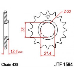 Pinion fata JT JTF 1594-15 15T, 428 Pinion fata JT JTF 1594-15 15T, 428