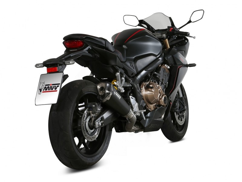 Full exhaust system MIVV DELTA RACE H.072.LDRB Steel Black