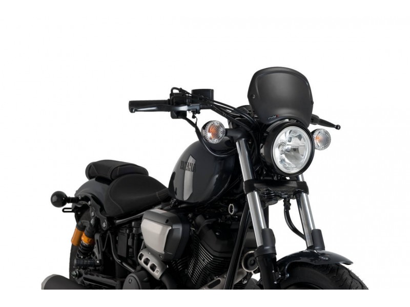 Windshield PUIG FRONTAL PLATE 3812J matt black