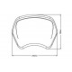 Windshield PUIG FRONTAL PLATE 3812J matt black