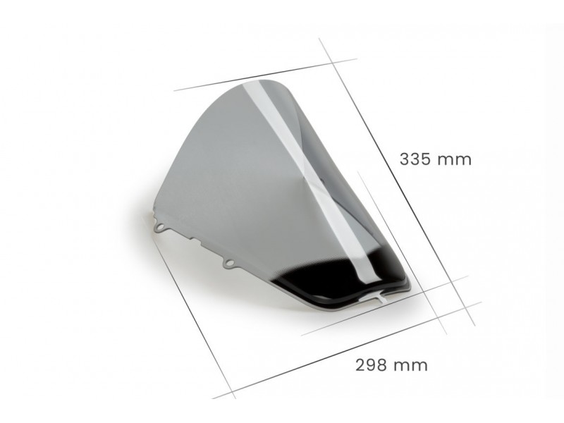 Windscreen PUIG R-RACER 3827F dark smoke