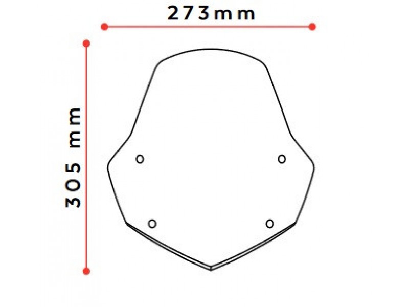 Windshield PUIG NEW. GEN SPORT 3767W transparent
