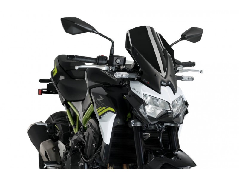 Windshield PUIG NEW. GEN TOURING 3841N Negru