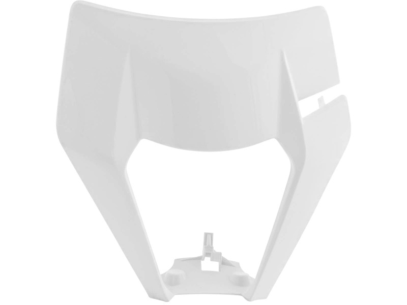 Headlight mask POLISPORT 8668600001 white KTM20