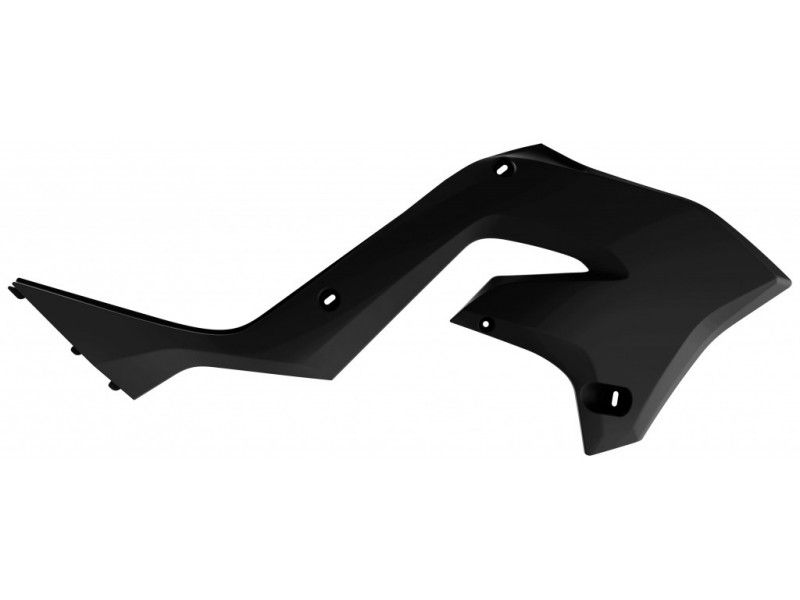 Radiator scoops POLISPORT 8425800002 restyling Negru