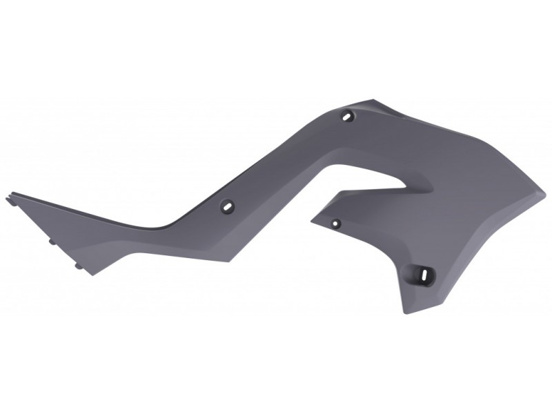Radiator scoops POLISPORT 8425800003 restyling nardo grey