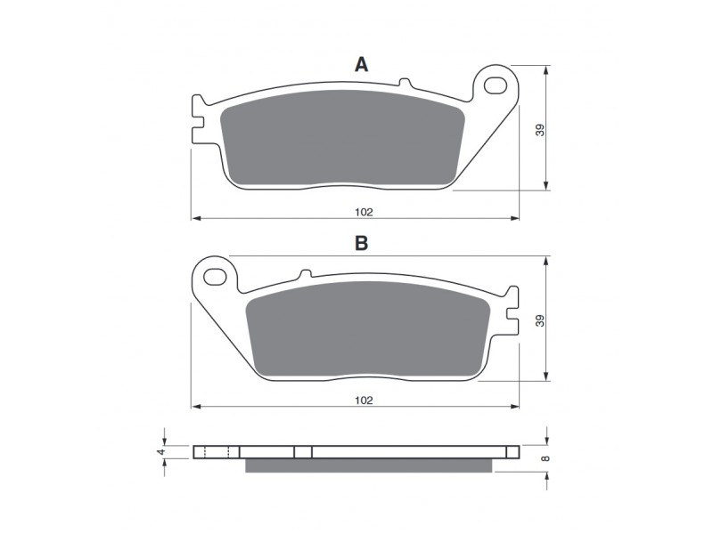 Placute de frana GOLDFREN 022 S3 Placute de frana GOLDFREN 022 S3