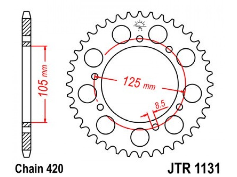 Foaie spate JT JTR 1131-50 50T, 420