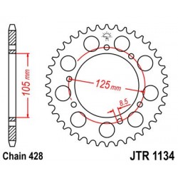 Foaie spate JT JTR 1134-52 52T, 428 Foaie spate JT JTR 1134-52 52T, 428
