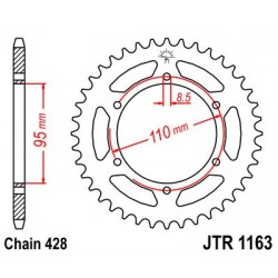 Foaie spate JT JTR 1163-45 45T, 428 Foaie spate JT JTR 1163-45 45T, 428