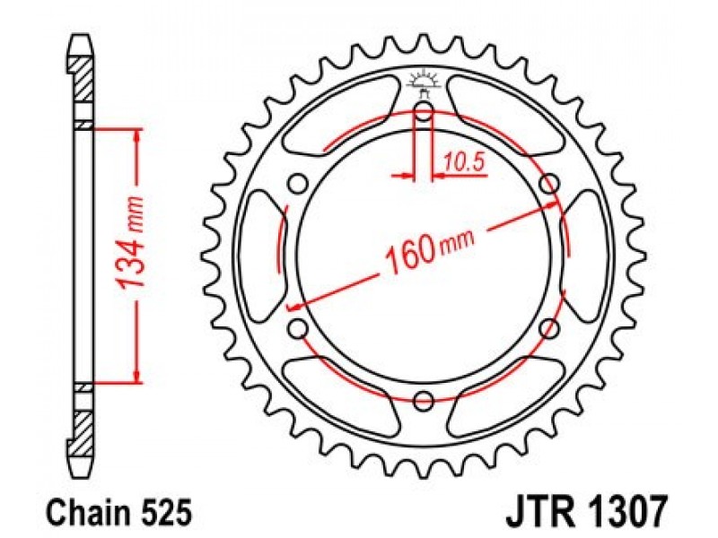 Foaie spate JT JTR 1307-43 43T, 525 Foaie spate JT JTR 1307-43 43T, 525