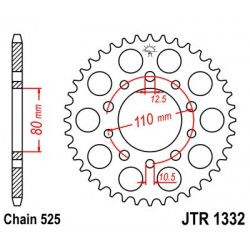 Foaie spate JT JTR 1332-47 47T, 525 Foaie spate JT JTR 1332-47 47T, 525