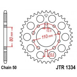 Foaie spate JT JTR 1334-34 34T, 530 Foaie spate JT JTR 1334-34 34T, 530