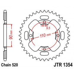 Foaie spate JT JTR 1354-38 38T, 520 Foaie spate JT JTR 1354-38 38T, 520
