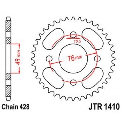 Foaie spate JT JTR 1410-50 50T, 428 Foaie spate JT JTR 1410-50 50T, 428