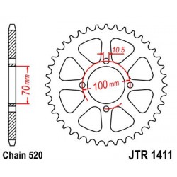 Foaie spate JT JTR 1411-50 50T, 520 Foaie spate JT JTR 1411-50 50T, 520